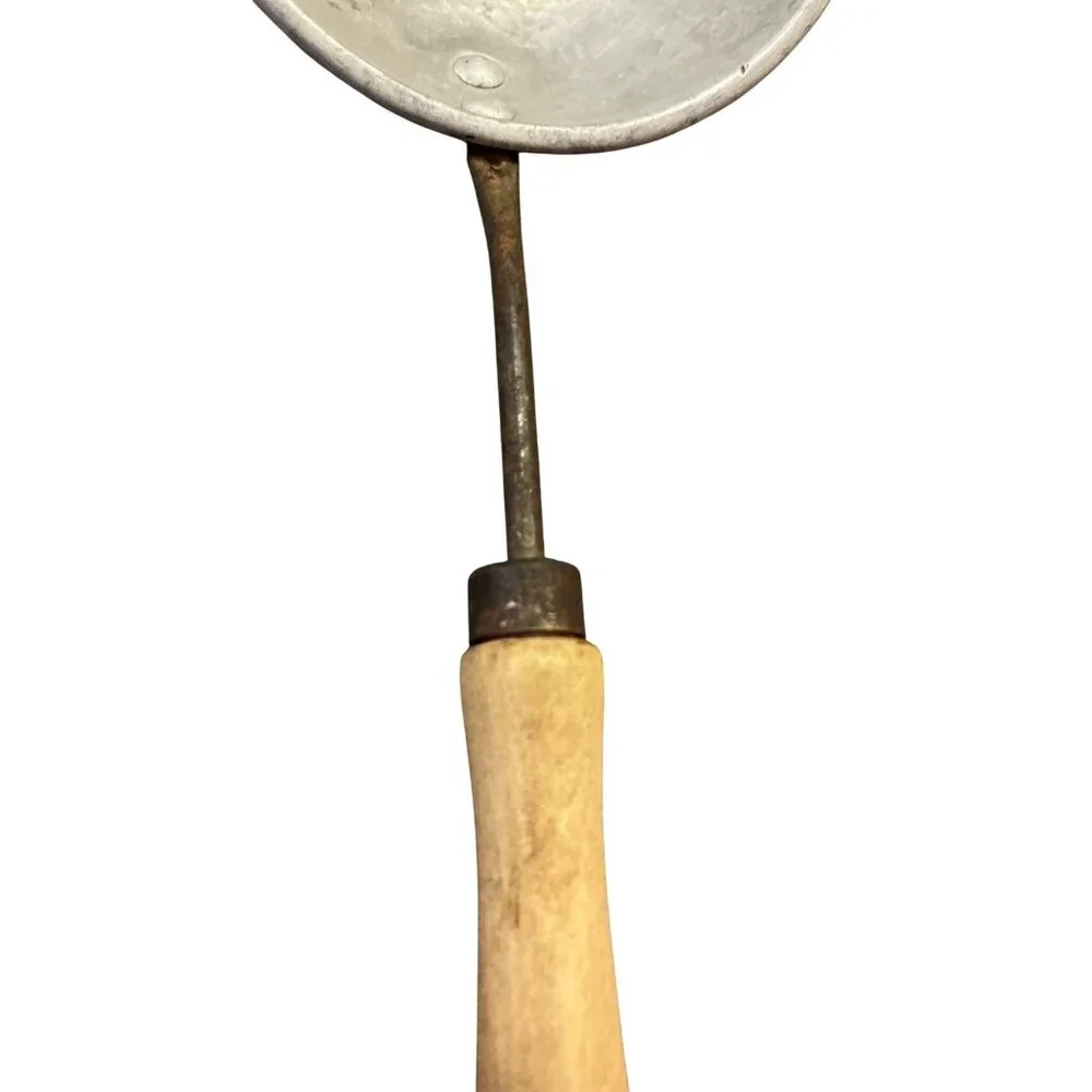 Two Vintage Kitchen Utensils Used Spatula Skimmer
